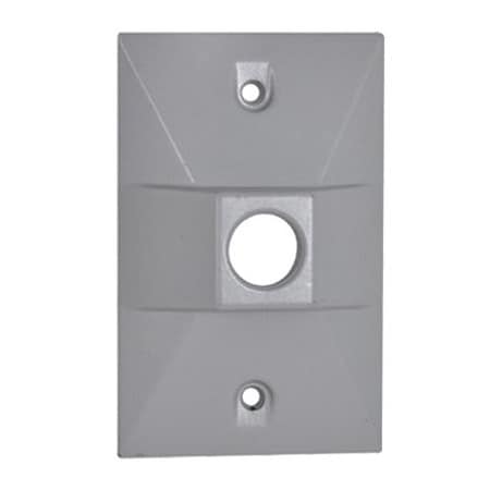 Hubbell ME GRY Rect Lamp Cover RE-1